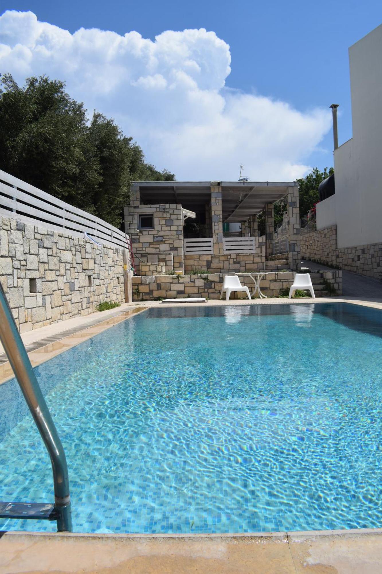 Aquarock Villa With Private Pool Prassás エクステリア 写真